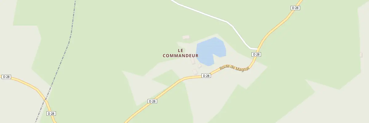 Plan du 5282 Le Commandeur à Crocq