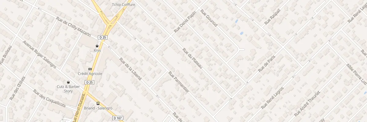 Plan du 21 Rue du Plateau à Savigny-sur-Orge