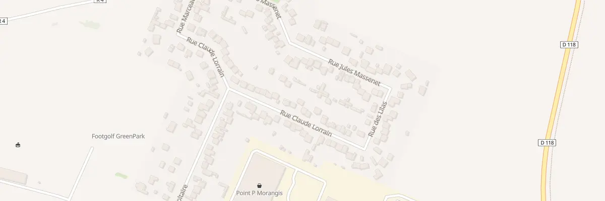 Plan du 43 Rue Claude Lorrain à Morangis
