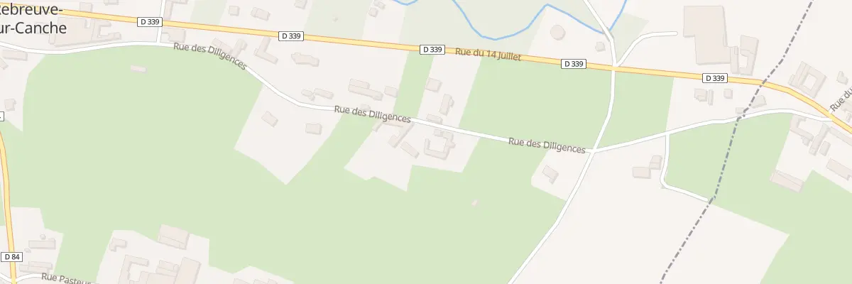 Plan du 50 Rue des Diligences à Rebreuve-sur-Canche