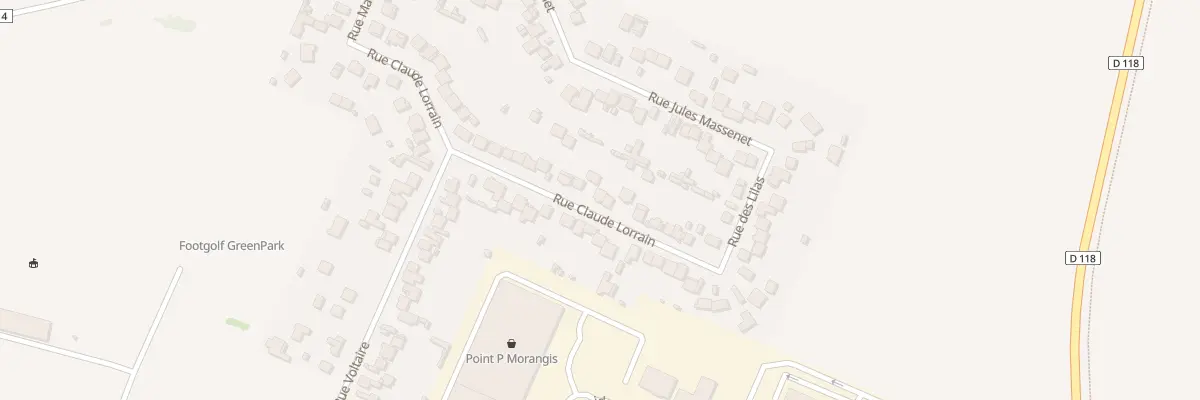 Plan du 45 Rue Claude Lorrain à Morangis