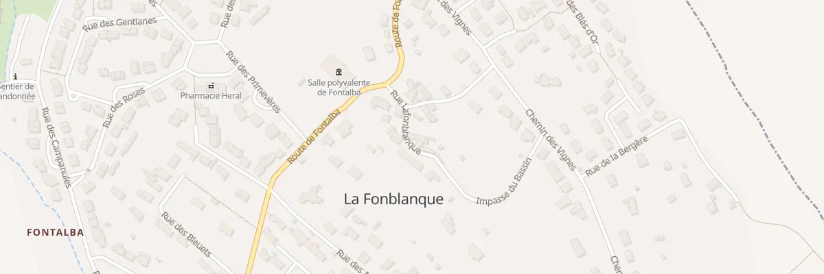 Plan du 9 La Fonblanque à Aiguefonde