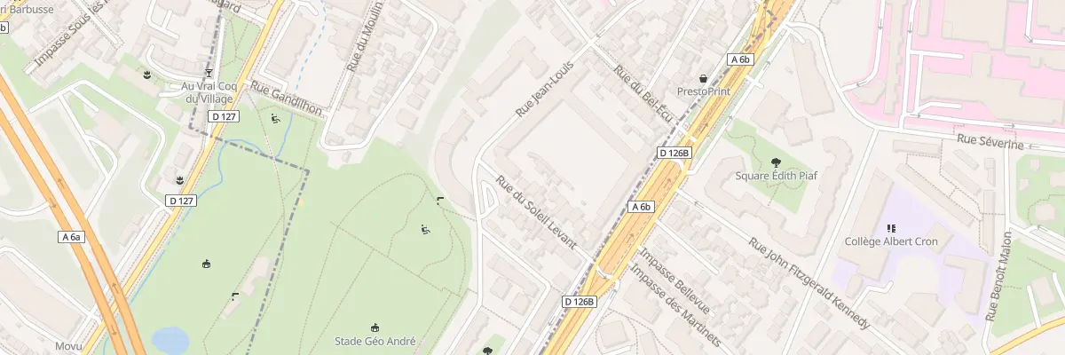 Plan du 18 Rue du Soleil Levant à Gentilly