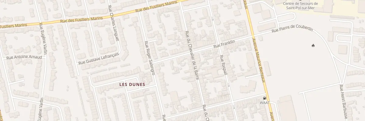 Plan du 33 Rue Franklin Saint Pol à Dunkerque