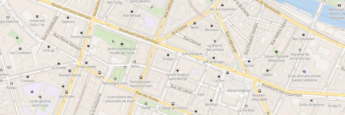 Plan du 63 Bd Saint-Germain à Paris 5e Arrondissement