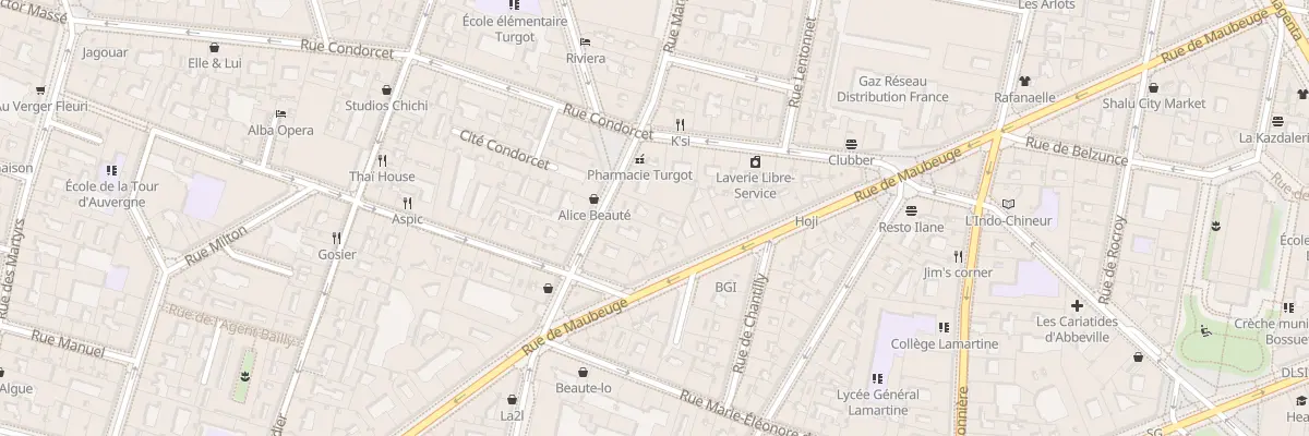 Plan du 40 Rue Marguerite de Rochechouart à Paris 9e Arrondissement