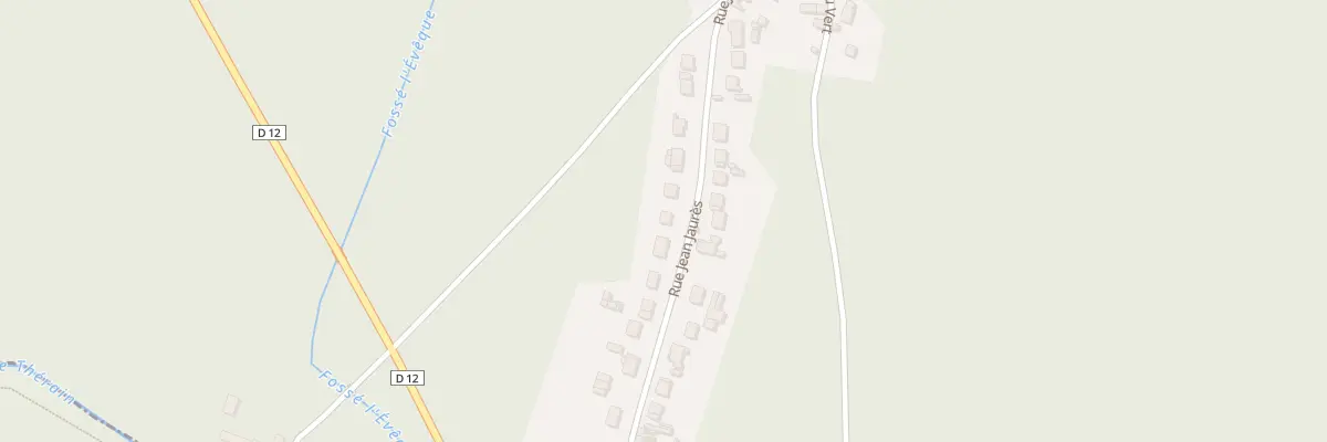 Plan du 594 Rue Jean Jaurès à Bury