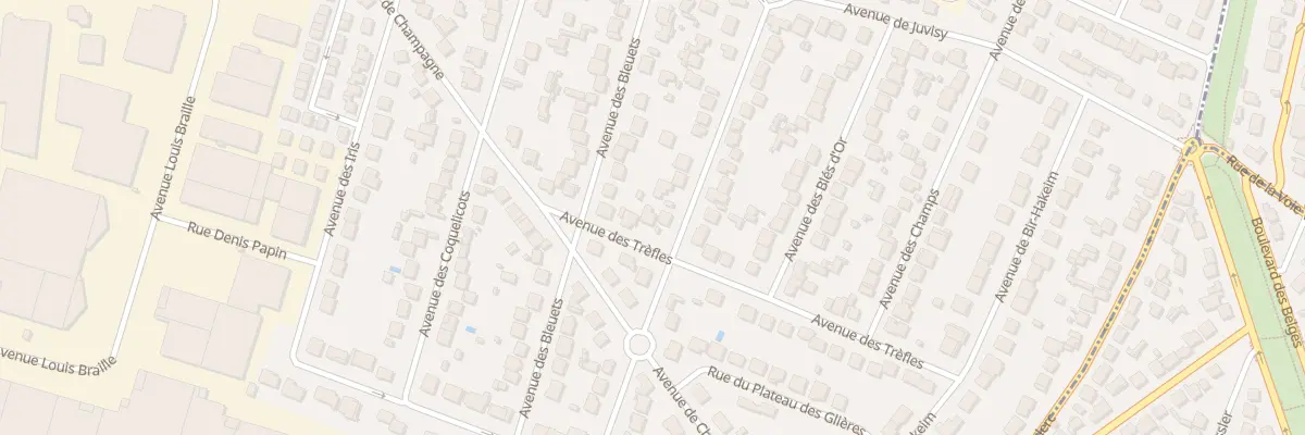 Plan du 5 Av des Trèfles à Morangis