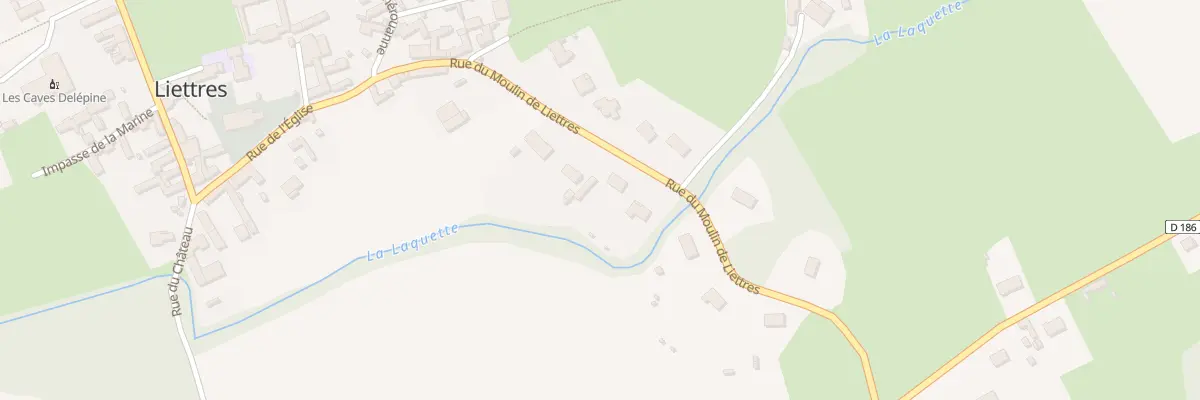 Plan du 6 Rue du Moulin à Liettres