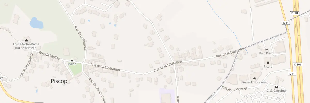 Plan du 15 Rue de la Fontaine au Loup à Piscop