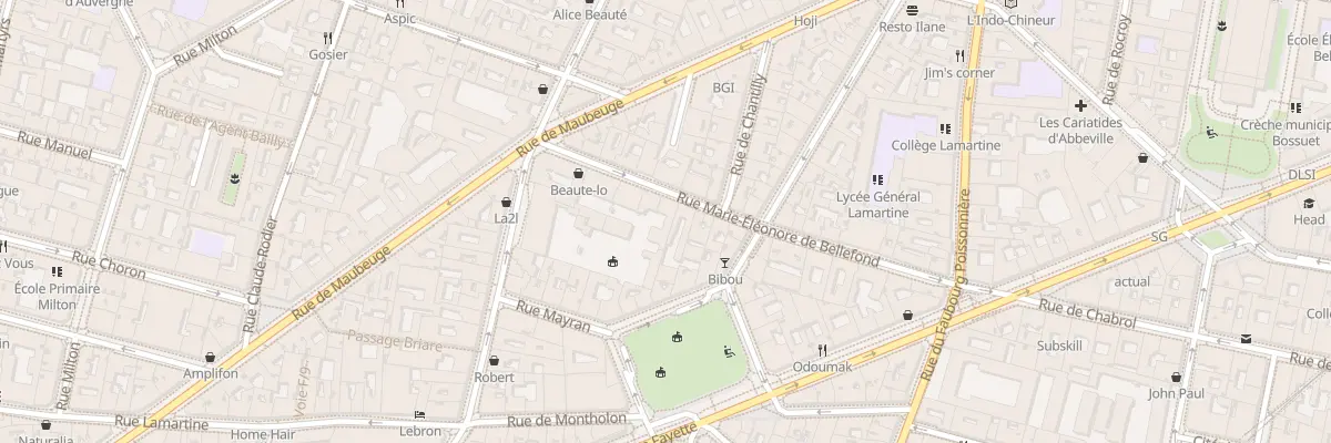 Plan du 31 Rue M Eleonore de Bellefond à Paris 9e Arrondissement