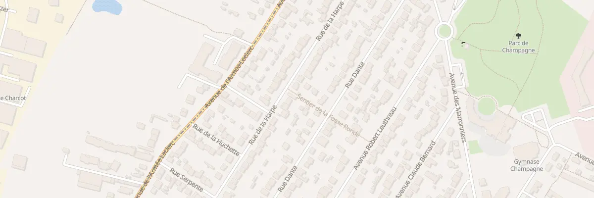 Plan du 50 Rue de la Harpe à Savigny-sur-Orge