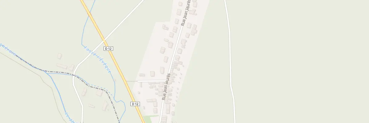 Plan du 719 Rue Jean Jaurès à Bury