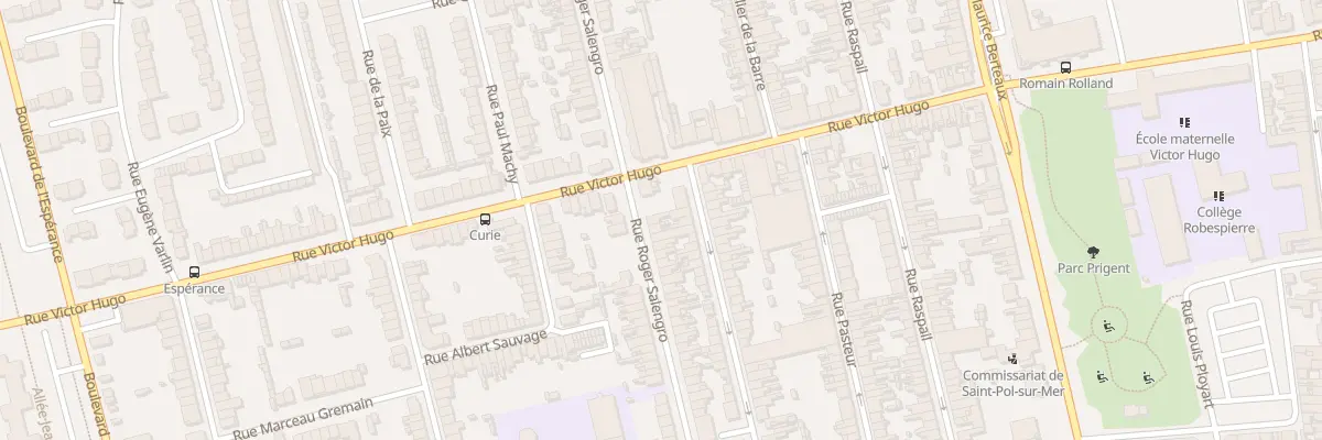 Plan du 84 Rue Roger Salengro Saint Pol à Dunkerque