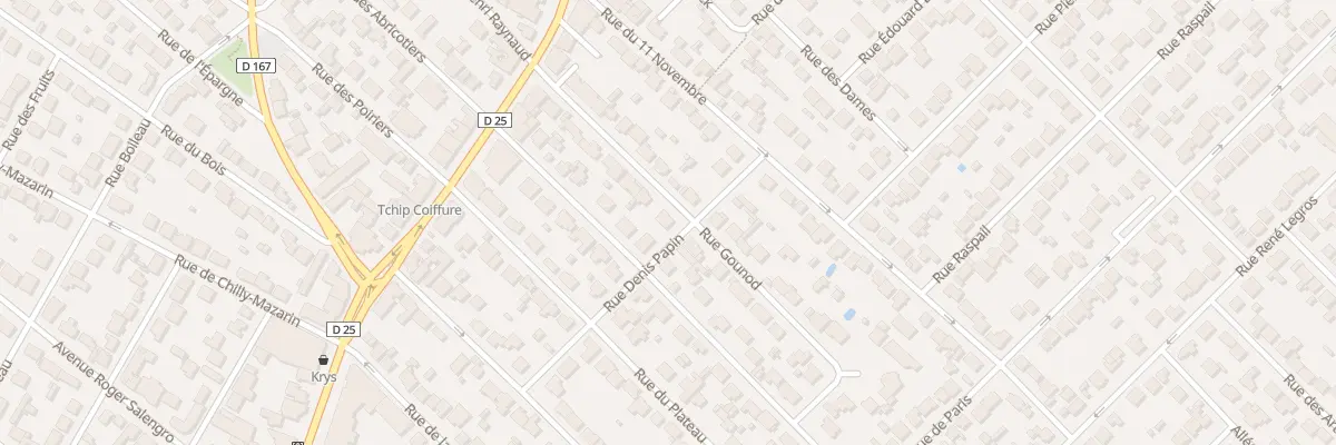 Plan du 17 Rue Gounod à Savigny-sur-Orge