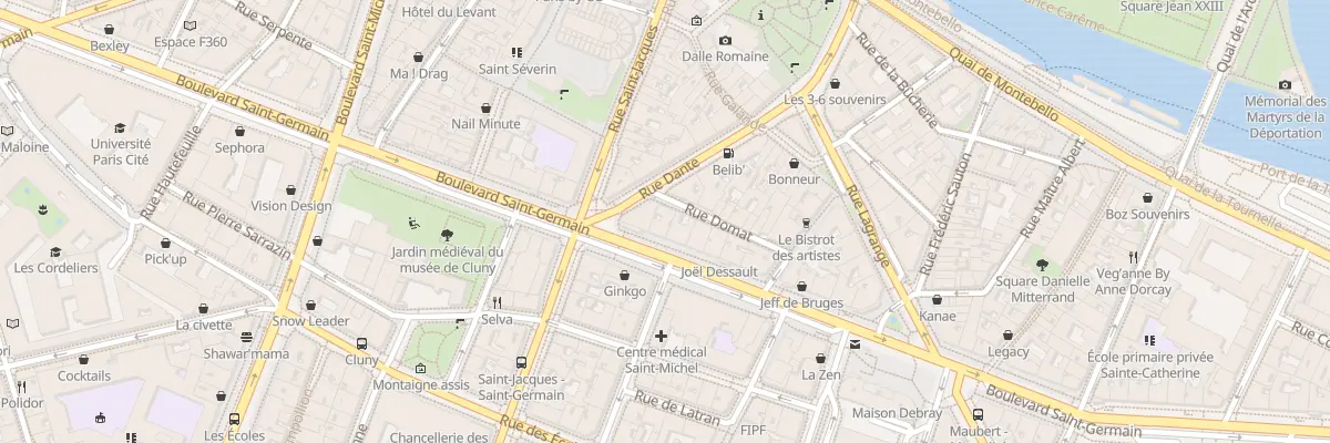 Plan du 80 Bd Saint-Germain à Paris 5e Arrondissement