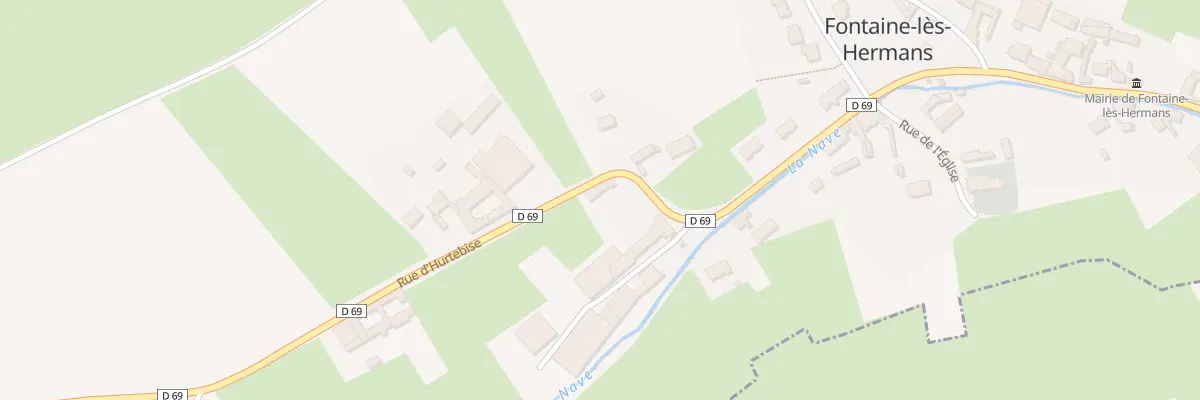 Plan du 17 Rue d’Hurtebise à Fontaine-lès-Hermans