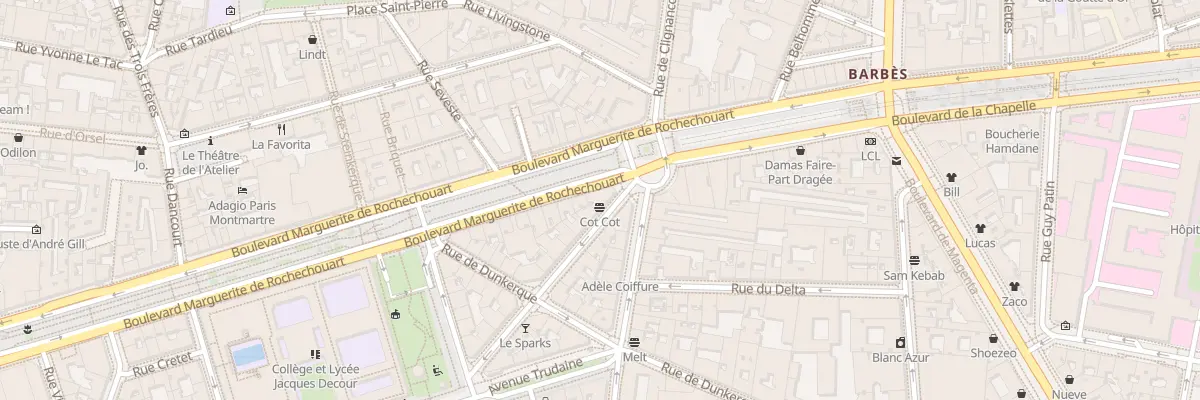 Plan du 21 Bd Marguerite de Rochechouart à Paris 9e Arrondissement