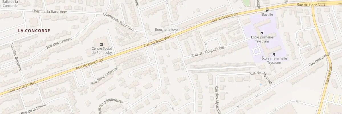 Plan du 1403 Rue du Banc Vert à Dunkerque