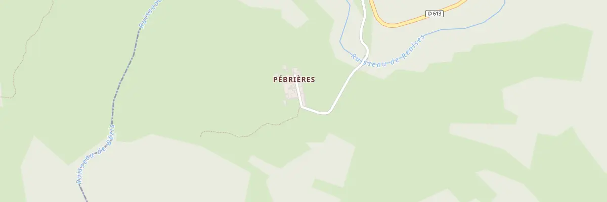 Plan du 6 Hameau de Pebrieres à Peyrolles