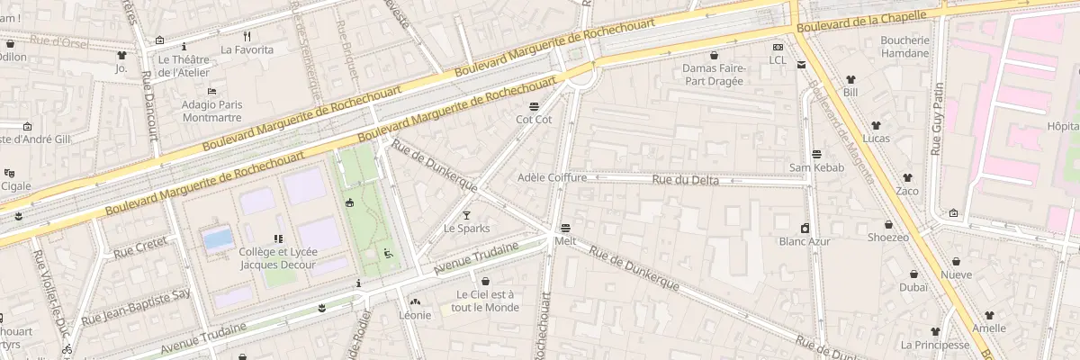 Plan du 83 Rue Marguerite de Rochechouart à Paris 9e Arrondissement