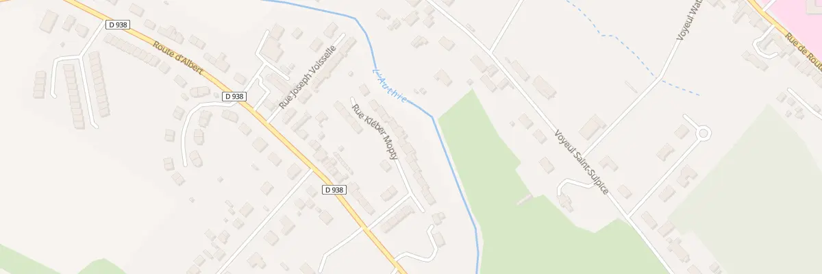 Plan du 24 Rue Kleber Mopty à Doullens