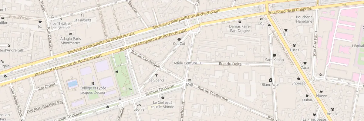 Plan du 85 Rue Marguerite de Rochechouart à Paris 9e Arrondissement