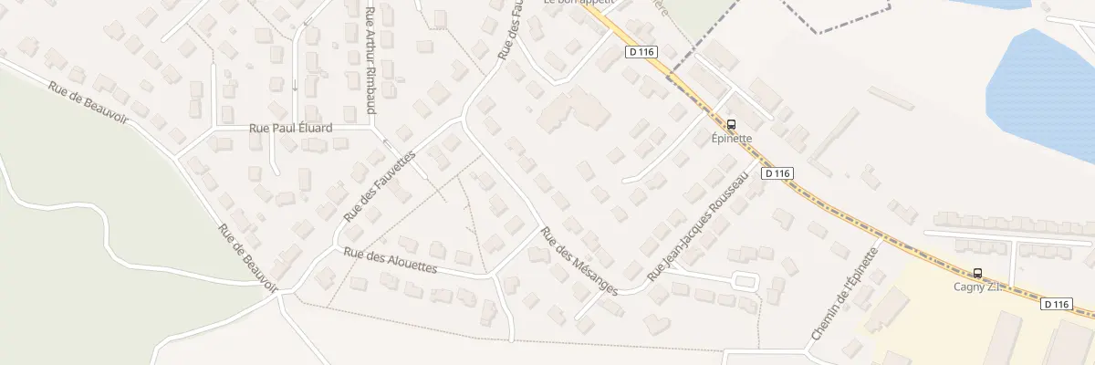 Plan du 7 Rue des Mésanges à Cagny