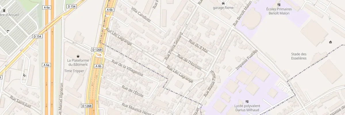 Plan du 4 Rue Pierre Sémard au Kremlin-Bicêtre