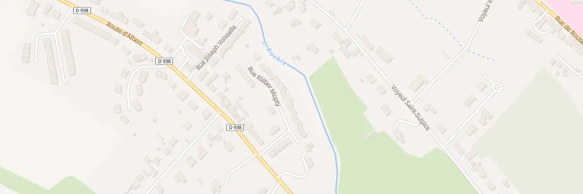 Plan du 22 Rue Kleber Mopty à Doullens
