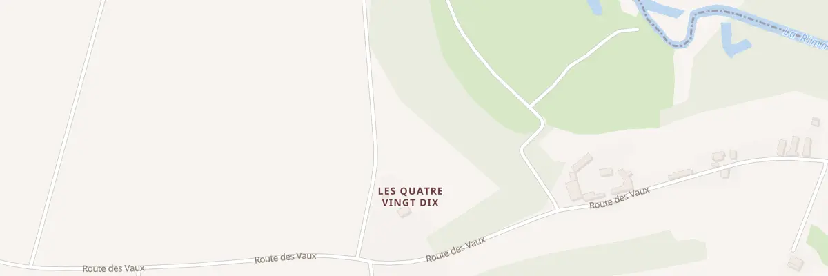Plan du 5242 Les Quatre Vingt Dix à Estouy
