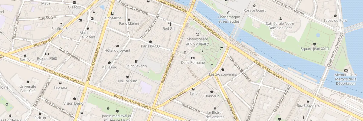 Plan du 73 Rue Galande à Paris 5e Arrondissement