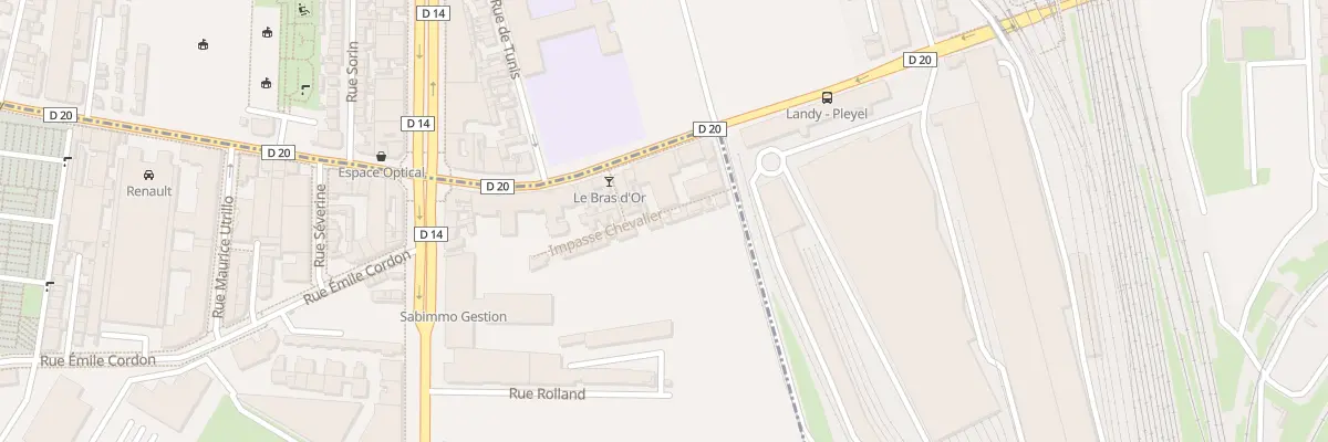 Plan du 7 Imp Chevalier à Saint-Ouen-sur-Seine