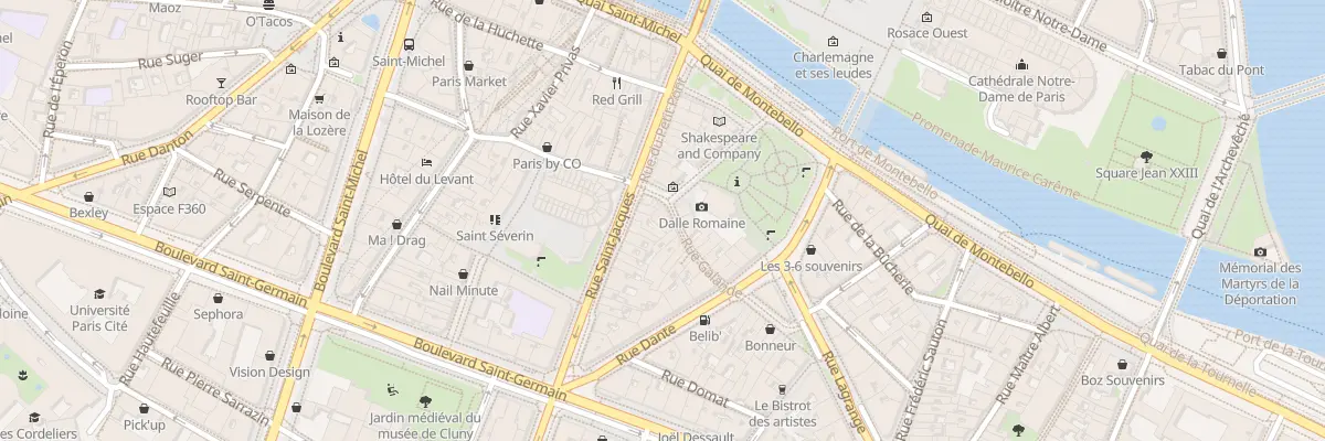 Plan du 71 Rue Galande à Paris 5e Arrondissement
