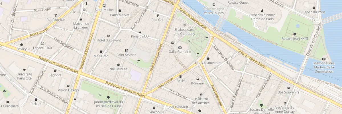 Plan du 65B Rue Galande à Paris 5e Arrondissement