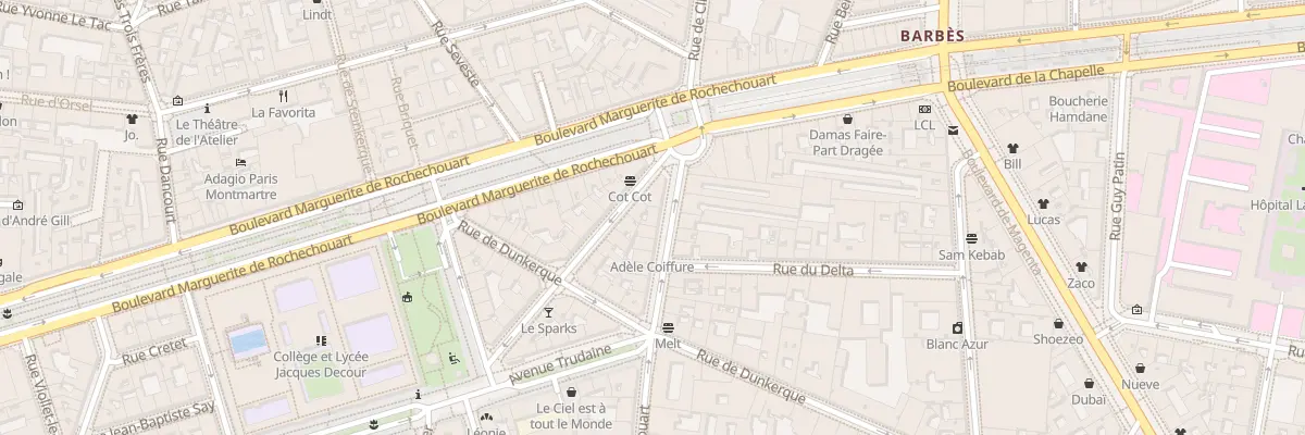 Plan du 91 Rue Marguerite de Rochechouart à Paris 9e Arrondissement