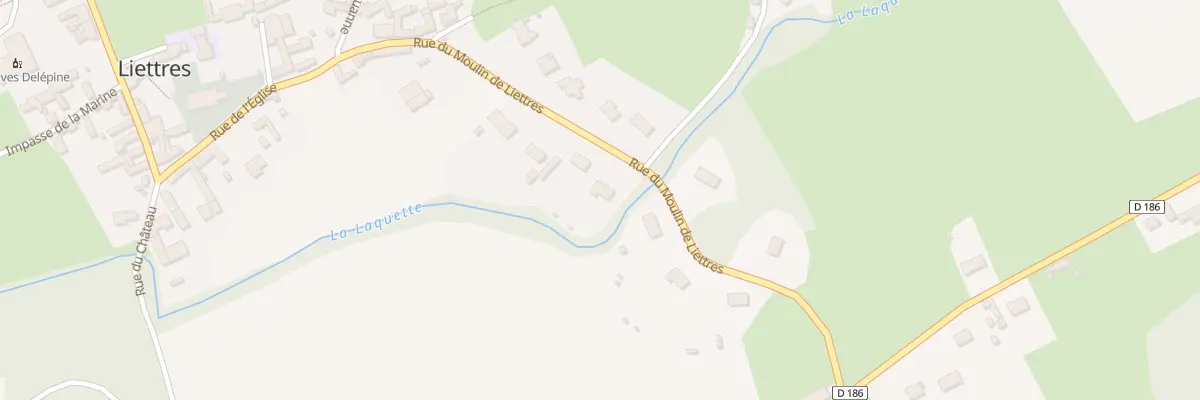 Plan du 8 Rue du Moulin à Liettres