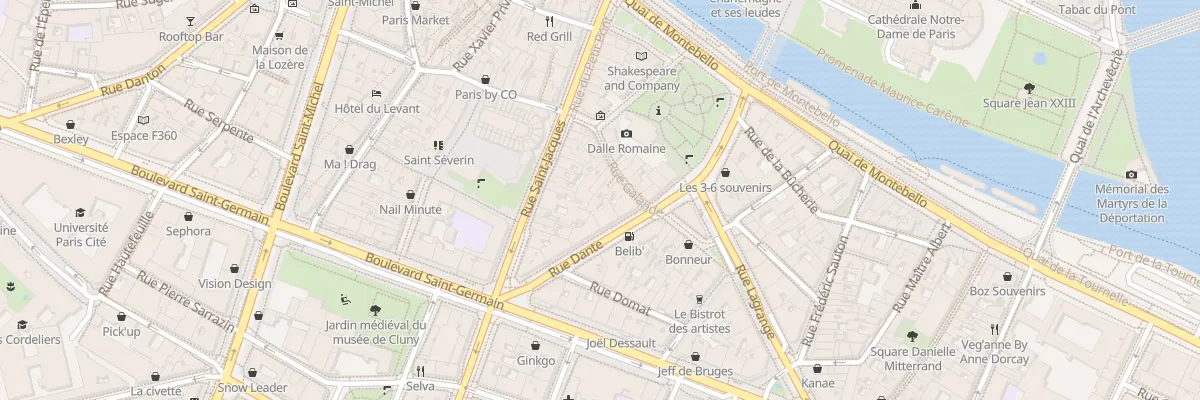 Plan du 61 Rue Galande à Paris 5e Arrondissement