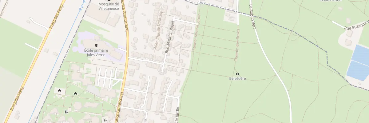 Plan du 14 All Georges Bizet à Villetaneuse