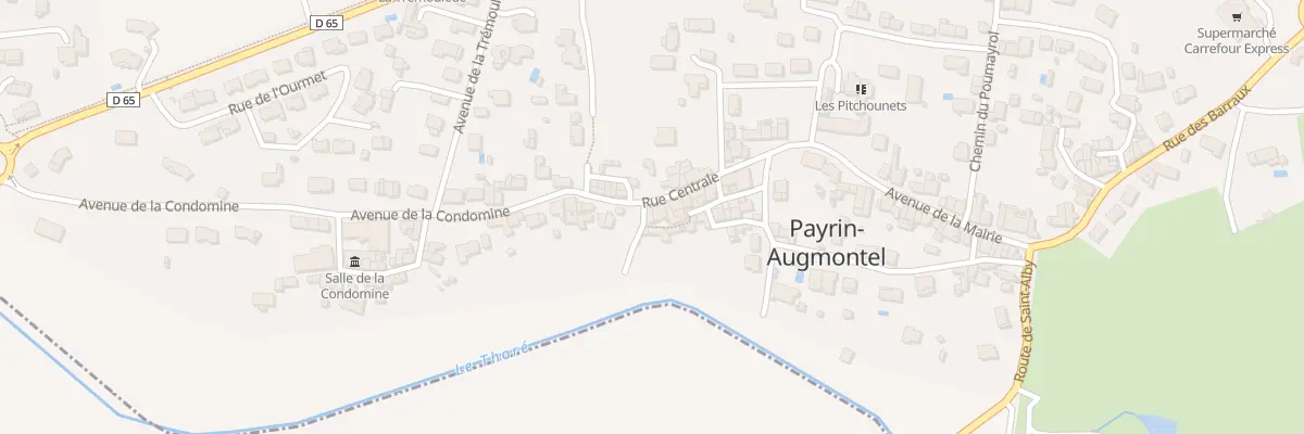 Plan du 59 Rue Centrale à Payrin-Augmontel