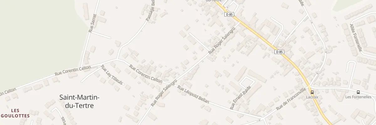 Plan du 22 Rue Roger Salengro à Saint-Martin-du-Tertre