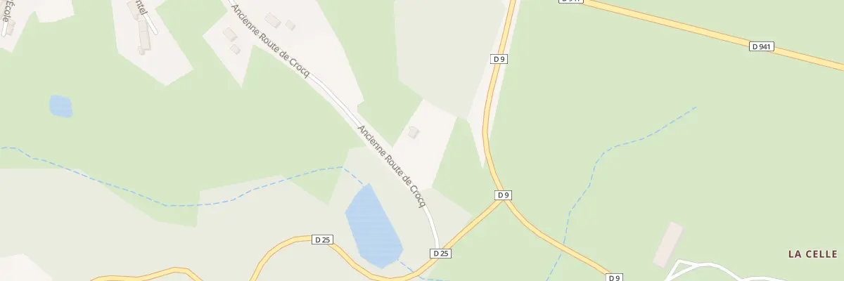Plan du 5 D’Ancienne Route de Crocq à La Villetelle