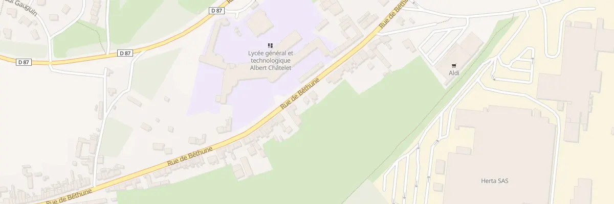 Plan du 160B Rue de Bethune à Saint-Pol-sur-Ternoise