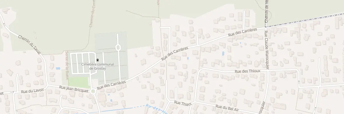 Plan du 32 Rue des Carrières à Groslay