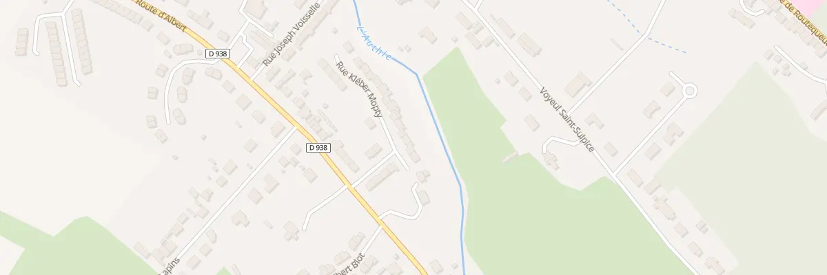 Plan du 14 Rue Kleber Mopty à Doullens