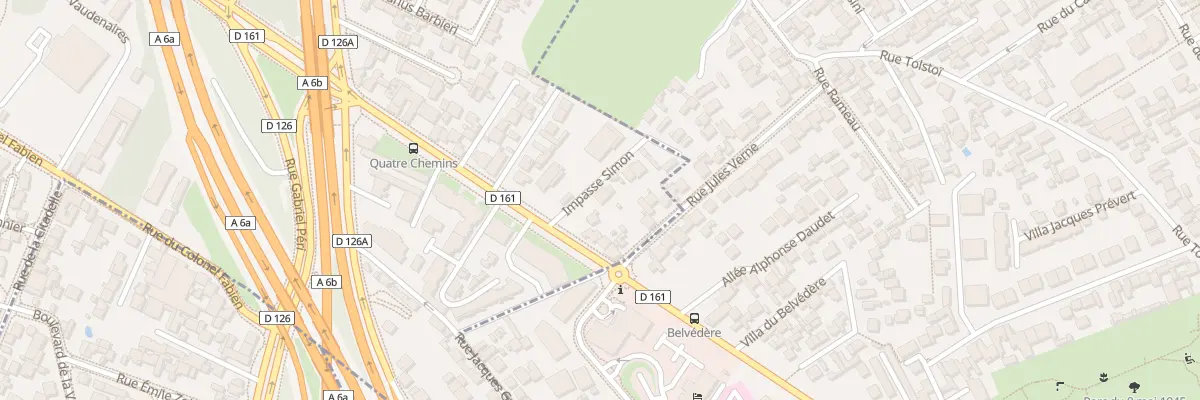 Plan du 9001 Imp Simon à Arcueil