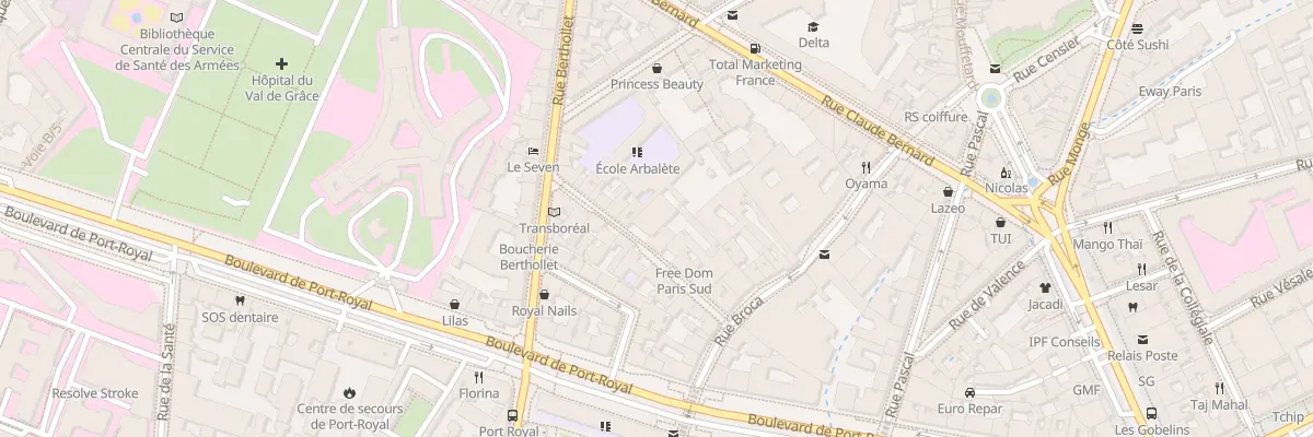 Plan du 18 Rue des Lyonnais à Paris 5e Arrondissement
