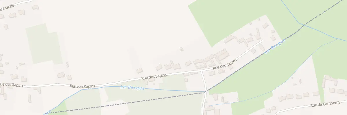 Plan du 667 Rue des Sapins à Quiestède