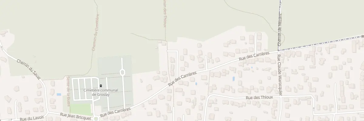 Plan du 4 All des Campanules à Groslay