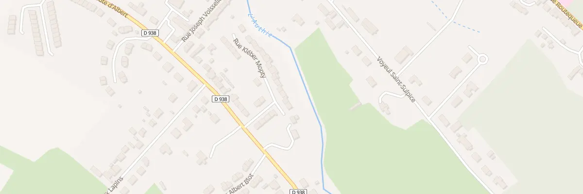 Plan du 12 Rue Kleber Mopty à Doullens